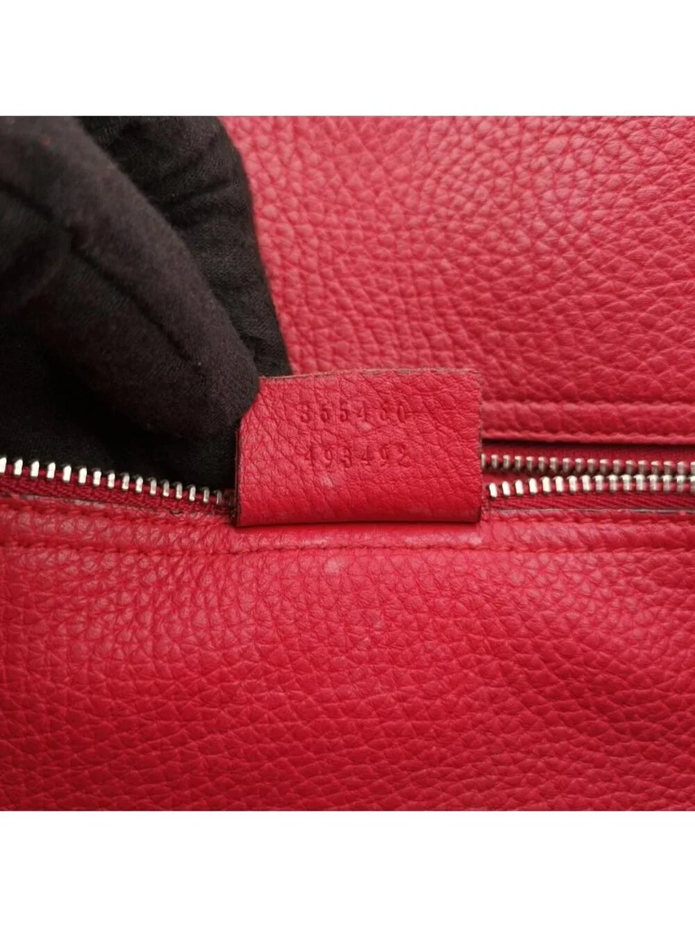 Gucci New Jackie Red Leather Shoulder Bag
